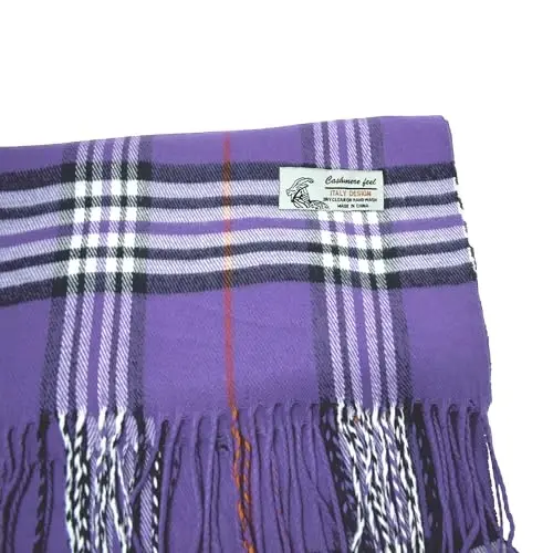 Glory Max Unisex Classic Tartan Plaid Winter Sharf Yumshoq CasModazoneere His 72