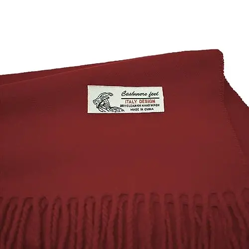 Glory Max Unisex Plain Solid Color Winter Scarf CasModazoneere Feel Soft Classic 72