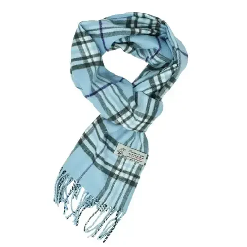 Glory Max Unisex Klassik Tartan Plaid Qishki Sharf Yumshoq Kaşmir His 72