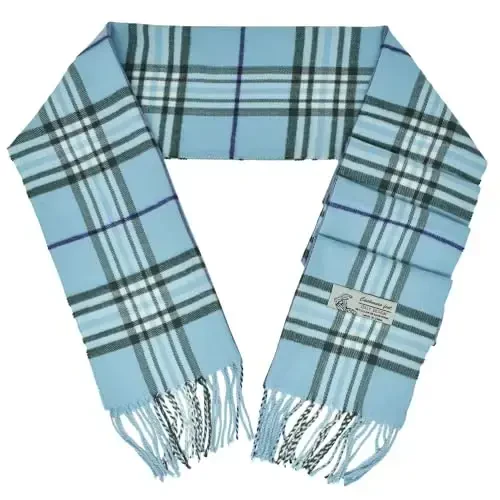 Glory Max Unisex Klassik Tartan Plaid Qishki Sharf Yumshoq Kaşmir His 72