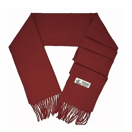 Glory Max Unisex oddiy bir rangli qishki sharf CasModazoneere yumshoq klassik 72