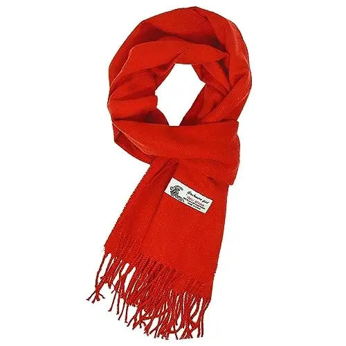 Glory Max Unisex oddiy bir rangli qishki sharf CasModazoneere yumshoq klassik 72