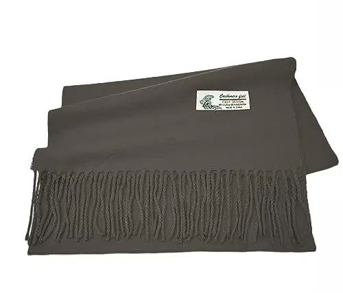 Glory Max Unisex Oddiy Qattiq Rangli Qishki Sharf CasModazoneere Yumshoq Klassik 72