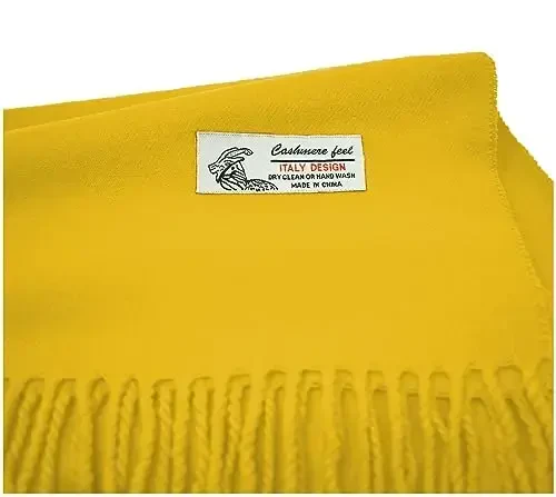 Glory Max Unisex Oddiy Qattiq Rangli Qishki Sharf CasModazoneere Yumshoq Klassik 72