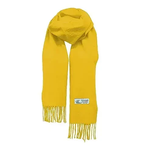 Glory Max Unisex Oddiy Qattiq Rangli Qishki Sharf CasModazoneere Yumshoq Klassik 72