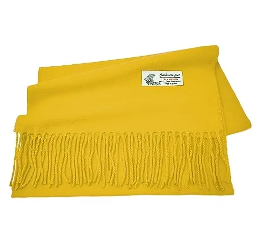 Glory Max Unisex Oddiy Qattiq Rangli Qishki Sharf CasModazoneere Yumshoq Klassik 72