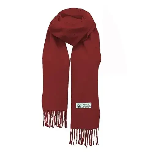 Glory Max Unisex Plain Solid Color Winter Scarf Cashmere Feel Soft Classic 72