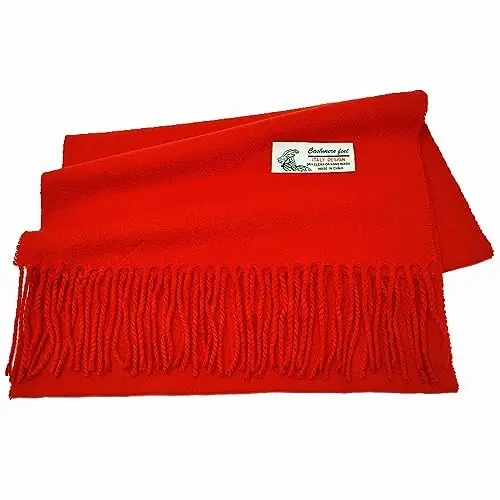 Glory Max Unisex Plain Solid Color Winter Scarf Cashmere Feel Soft Classic 72