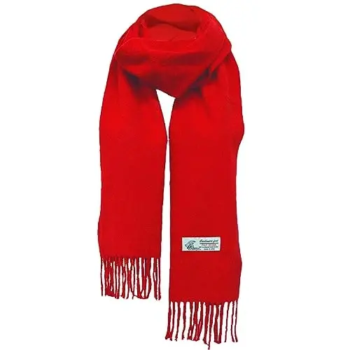 Glory Max Unisex Plain Solid Color Winter Scarf Cashmere Feel Soft Classic 72