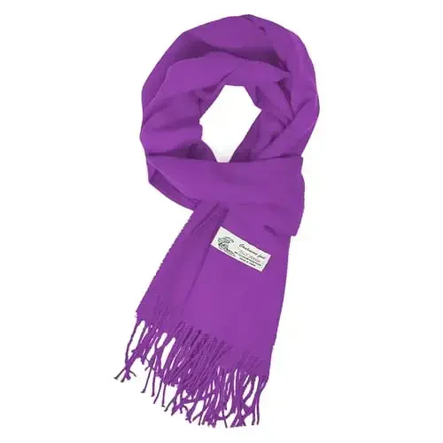 Glory Max Unisex Plain Solid Color Winter Scarf Cashmere Feel Soft Classic 72