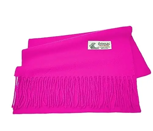 Glory Max Unisex Plain Solid Color Winter Scarf CasModazoneere Feel Soft Classic 72