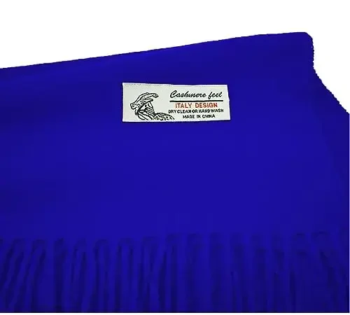 Glory Max Unisex tek rangli qattiq qishki sharf CasModazoneere yumshoq klassik 72