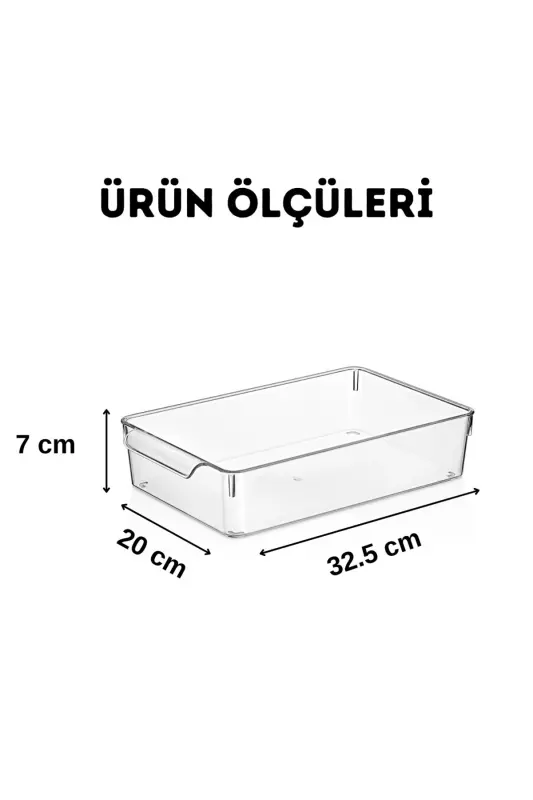 Gloss Katta Buzdolab va Shkaf Uchun Organizator 1 dona - 3