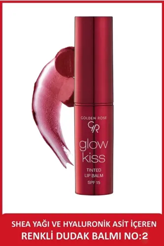 Glow Kiss Renkli Dudak Balsamı No: 02 Çilek 