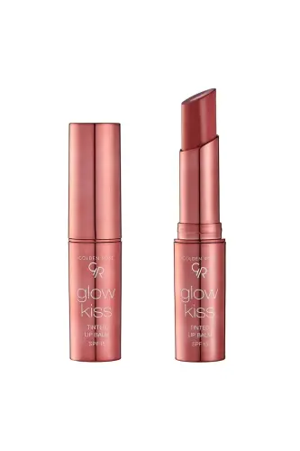 Glow Kiss Tinted Lip Balm SPF15 Shea & Hyaluronik Asitli Renkli Dudak Balmı -01 Vanılla 3 g - Pembe - 4