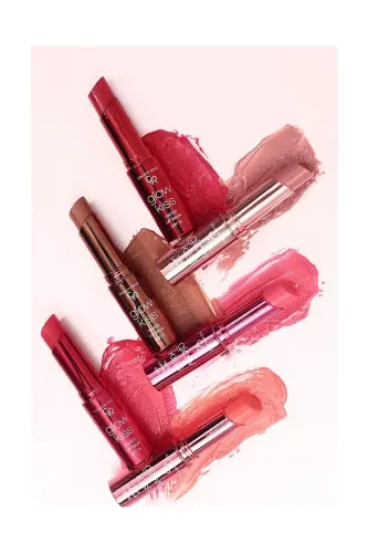 Glow Kiss Tinted Lip Balm SPF15 Shea & Hyaluronik Asitli Renkli Dudak Balmı -01 Vanılla 3 g - Pembe - 7