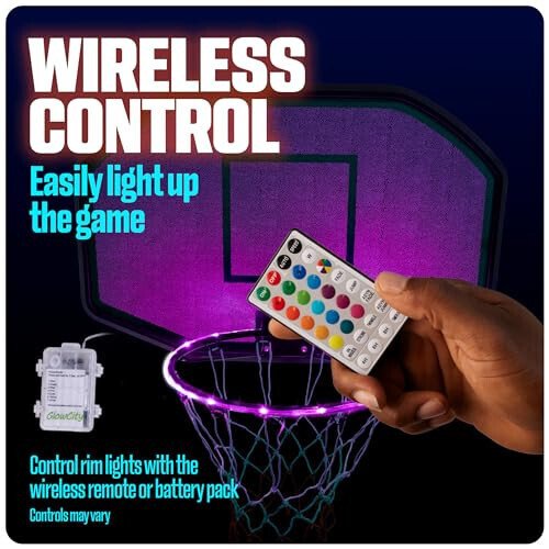 GlowCity Glow in The Dark Basketball for Teen Boy - Glowing Red Basket Ball, Light Up LED Toy for Night Ball Games - Sports Stuff & Gadgets for Kids Age 8 Years Old and Up - 4