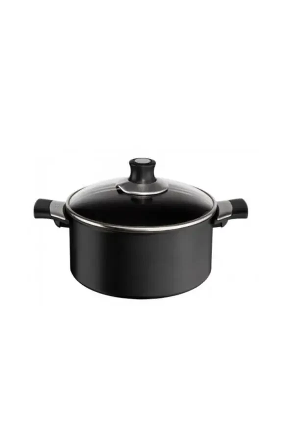 Глубокая кастрюля Talent 24 см + стеклянная крышка - 1