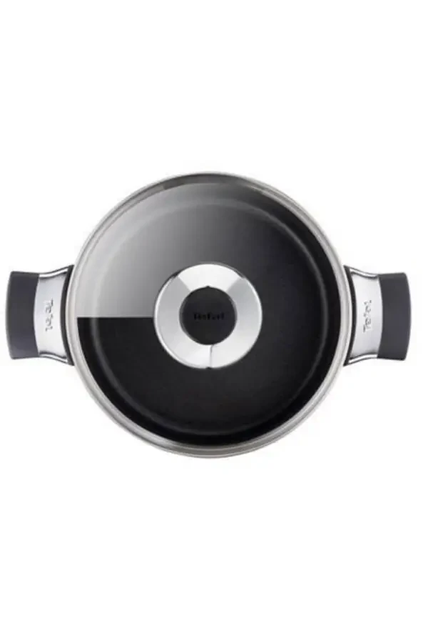 Глубокая кастрюля Talent 24 см + стеклянная крышка - 2