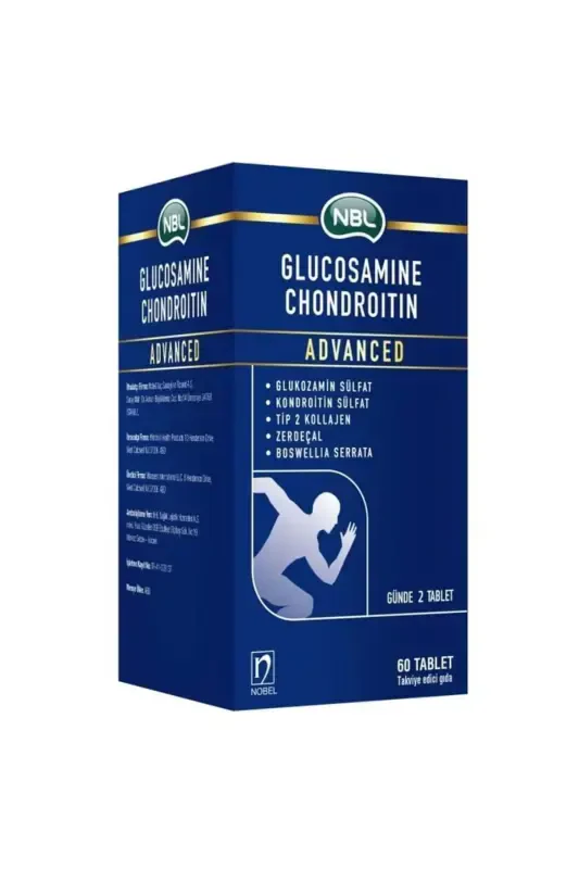 Glucosamine Chondroitin Advanced 60 Tablets 8699540025738 - NBL