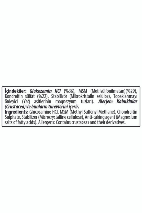 Glucosamine Chondroitin MSM, 200 Gr - 6