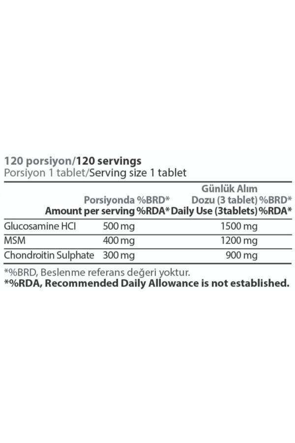 Glucosamine Chondroitin MSM, 200 Gr - 3