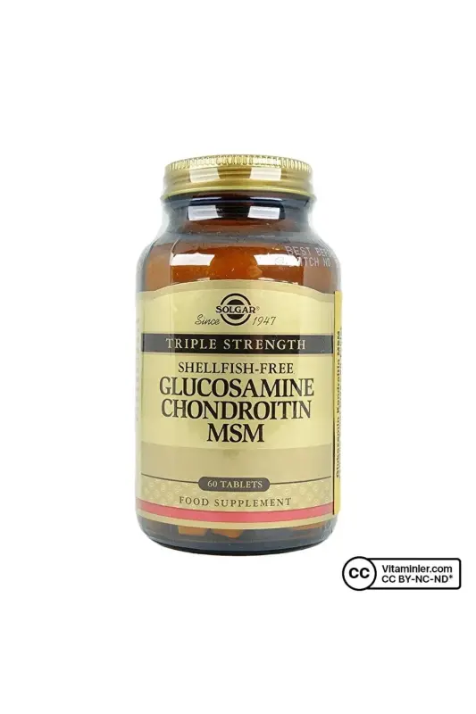Glucosamine Chondroitin MSM 60 Tablets - SOLGAR
