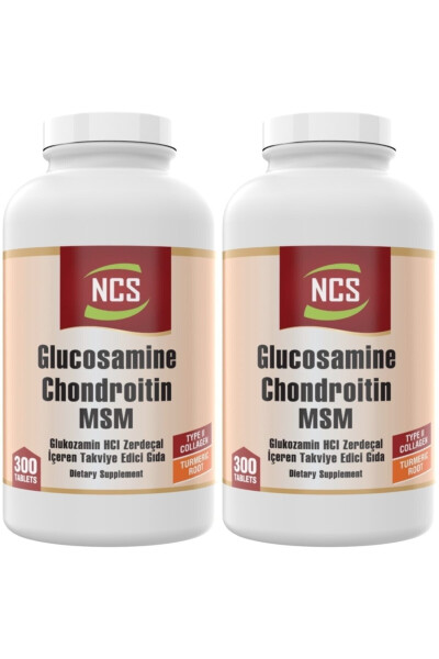 Glucosamine Chondroitin Msm Collagen 2 Pack 600 Tablets Shock Price - 1