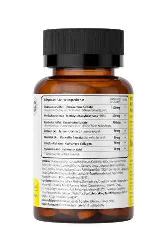 Glucosamine Chondroitin MSM Collagen Curcumin Tablet 1500 Mg - 4