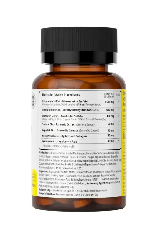 Glucosamine Chondroitin MSM Collagen Curcumin Tablet 1500 Mg - 4