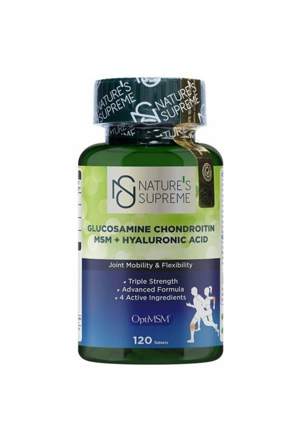 Glucosamine Chondroitin MSM + Hyaluronic Acid 120 Tablets - 1