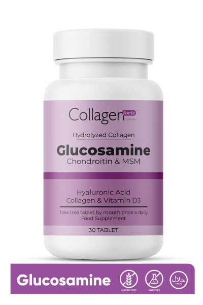 Glucosamine, Chondroitin & MSM, Hydrolyzed Collagen, Vitamin D3, 1500 mg x 30 Tablets - 8