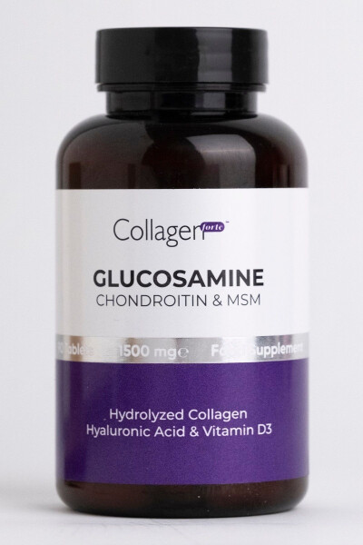 Glucosamine, Chondroitin & MSM, Hydrolyzed Collagen, Vitamin D3, 1500 mg x 90 Tablets - 6