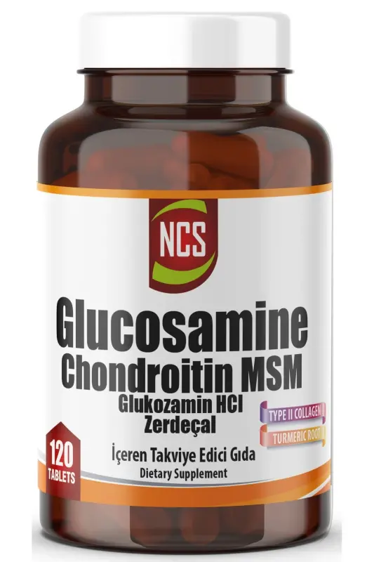 Glucosamine Chondroitin MSM Turmeric 120 Tablets - 2