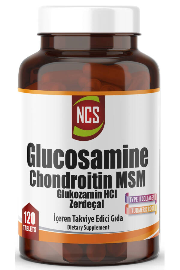 Glucosamine Chondroitin MSM Turmeric 120 Tablets - 1