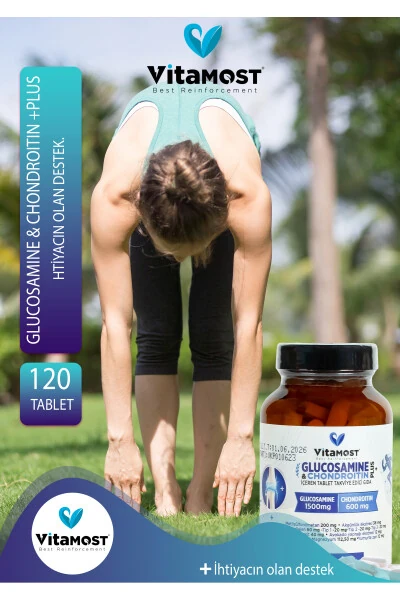 GLUCOSAMINE & CHONDROITIN PLUS 120 TABLET 1500 MG - VITAMOST (1)