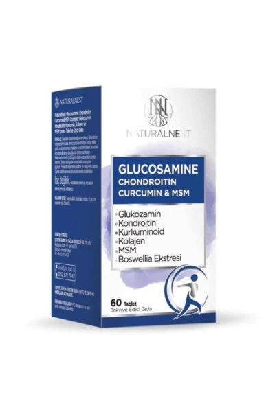 Glucosamıne Kondroıtın Curcumın & Msm 60 Tablet - NATURAL NEST
