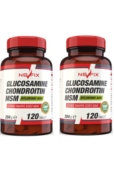 Glucosamine Chondroitin Msm 120 Tablet X 2 Kutu - NEVFIX
