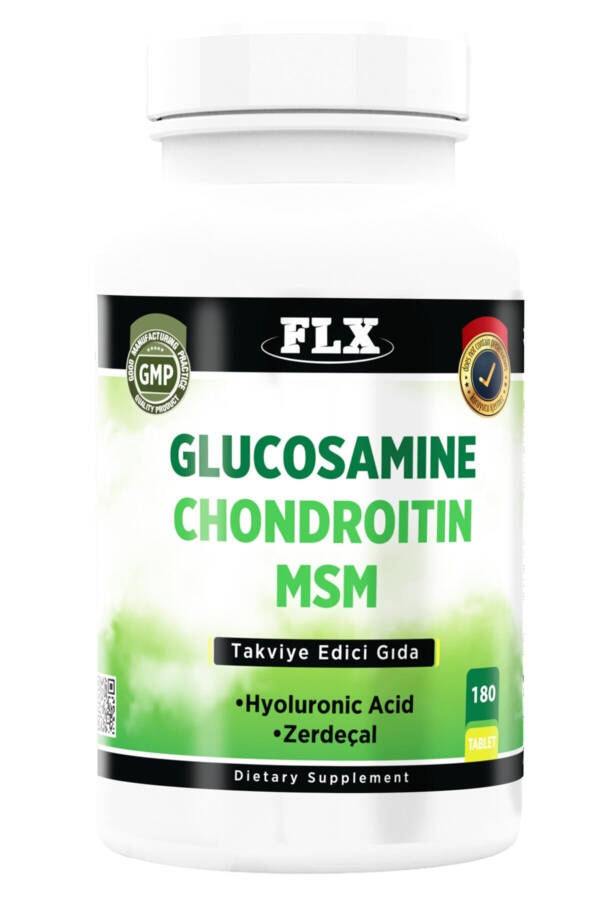 Glukozamin Kondroitin Msm 180 Tablet Glukozamin Kondroitin Msm Hyaluronik Asit Zerdeçal - 1