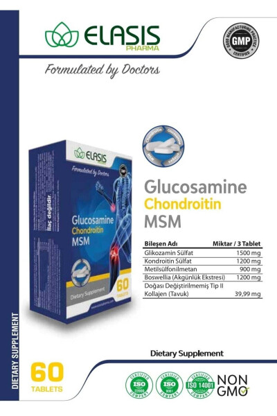 Glukozamin Kondroitin MSM 60 Tablet - 4