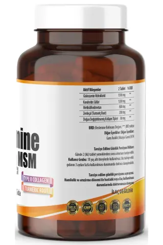 Glucosamine Chondroitin Msm Zerdeçal 120 Tablet - 3