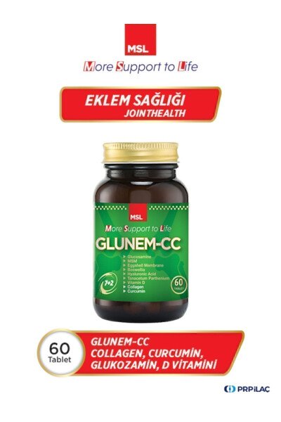 Glunem-cc 60 Glikozamin/Glucosamine Multivitamin Tablet - 9