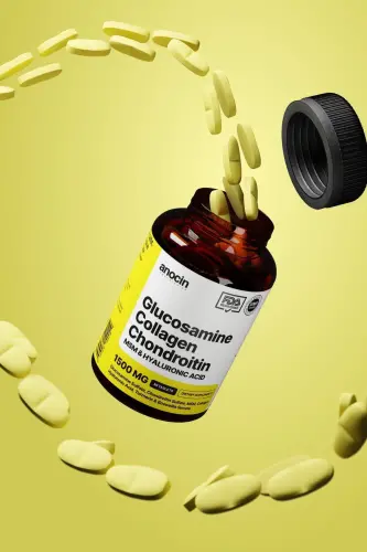 Glyukozamin Kollagen Kompleksi 30 Tablet + Muz Glyukozamin Geli 75 ml - ANOCIN (1)