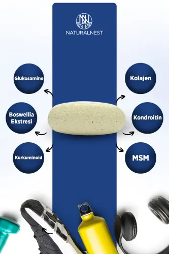 Glyukozamin Xondroitin Kurkumin & MSM 60 tablet - 3