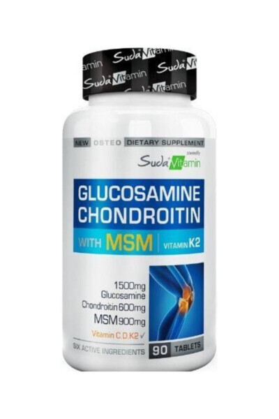 Glyukozamin Xondroitin MSM bilan K2 Vitamini 90 Tablet - SUDA VITAMIN