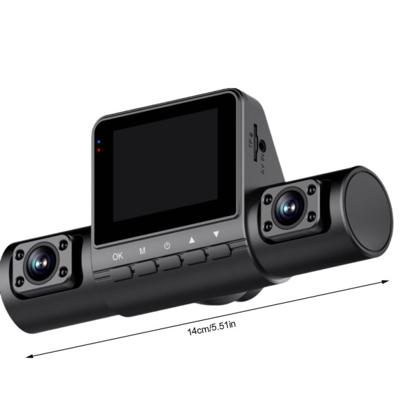 Gmogad 4 Channel Dash Cam, 360 Dash Camera FHD 1080P x 4 Dash Cam Front and Rear, 2K Front +1080P Inside*2 Car Camera with 64GB Card, Built-in WiFi GPS, Loop Recording, Night Vision, Black-BLACK - 3