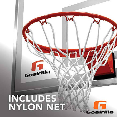 Goalrilla Heavy-Weight Pro-Style Breakaway Basketball Flex Rim with All-Weather Nylon Net and Powder-Coated Rim and Stainless Steel - 4