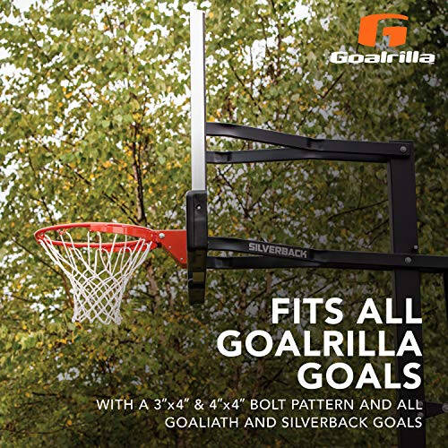 Goalrilla Pro-Stil Çıkarılabilir Orta Ağırlık Basketbol Potası Esnek Jant - 5