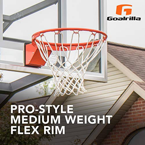 Goalrilla Pro-Style Breakaway Medium Weight Basketball Hoop Flex Rim - 2