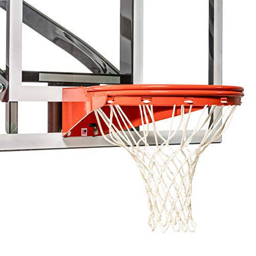 Goalsetter Double Ring Static Basketball Rim Includes Mounting Hardware and Nylon Net, Orange - 1